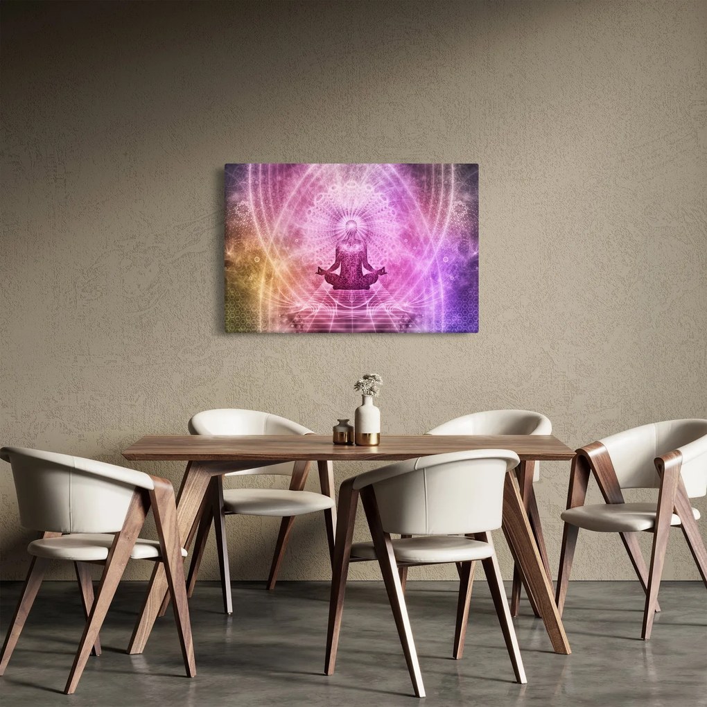 Obraz - Meditačná aura (90x60 cm)