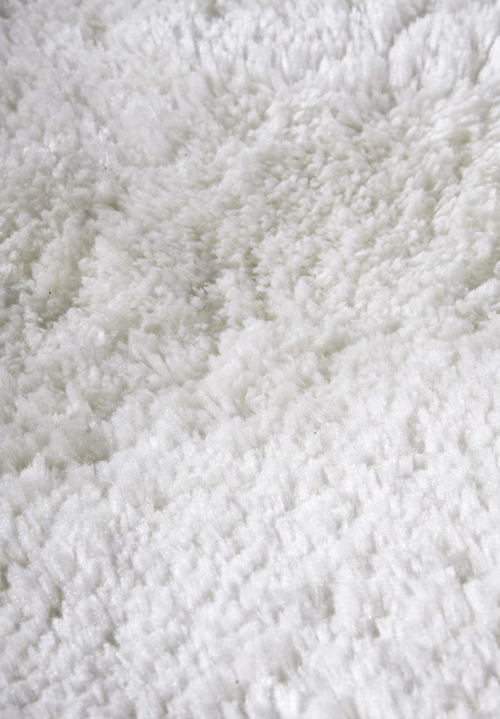 Hanse Home, Kusový koberec Myk 106112 White kruh, 200x200 (priemer) kruh, biela, obývacia izba