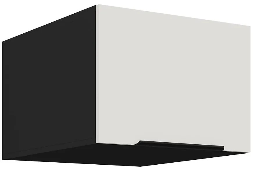 Kuchynská skrinka Aria-Wh/Bl Anti Fingerprint 50 Nagu-36 1f