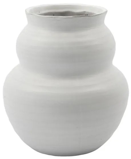 House Doctor Keramická váza Juno White 19 cm