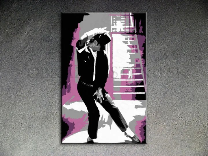 Ručne maľovaný POP Art obraz Michael Jackson | rôzne rozmery