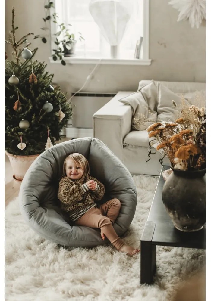 Detské rozkladacie kresielko Karup Design Mini Nido Creamy