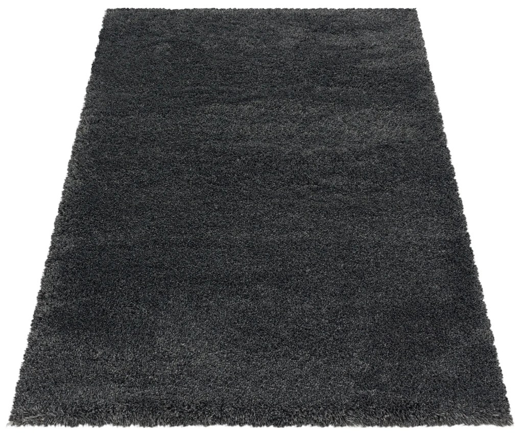 Ayyildiz Kusový koberec FLUFFY 3500, Sivá Rozmer koberca: 80 x 250 cm