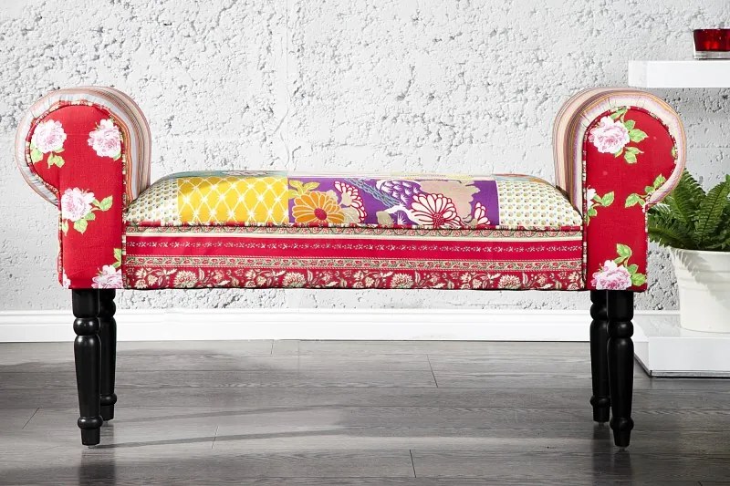 Lavica Ibiza Patchwork 100 cm