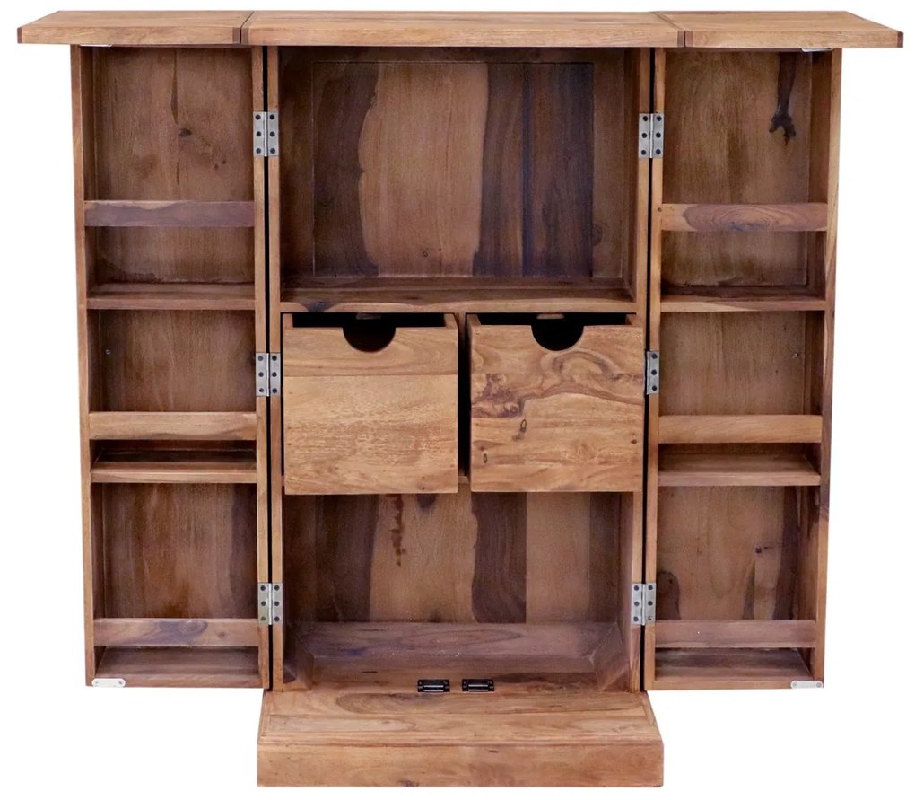 furniture-nabytek.cz - Domácí bar v obýváku 55x110x40 z dřeva palisandr