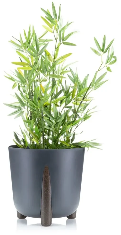 PLASTOVÝ KVETINÁČ MOSS ECO 32X34 CM ANTRACITOVÁ