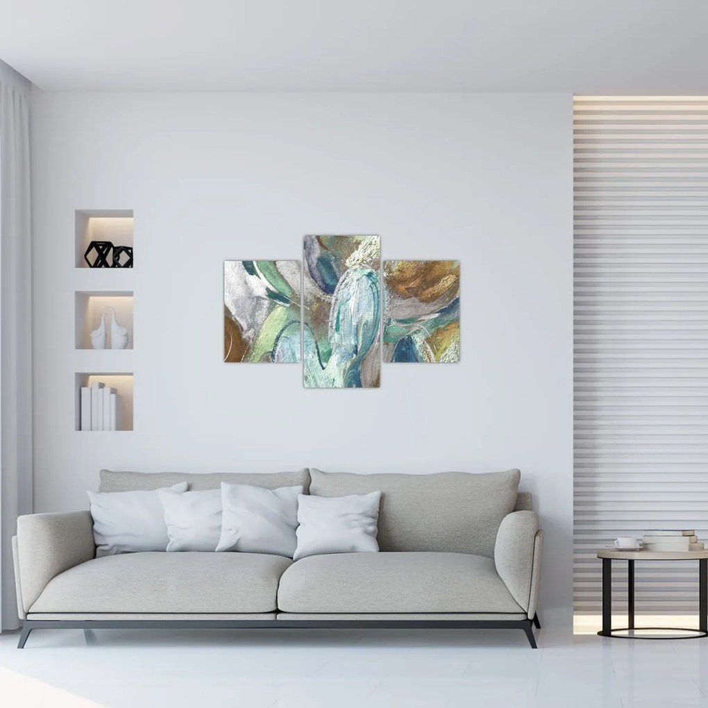 Obraz - Abstraktné maľba postavy (90x60 cm)