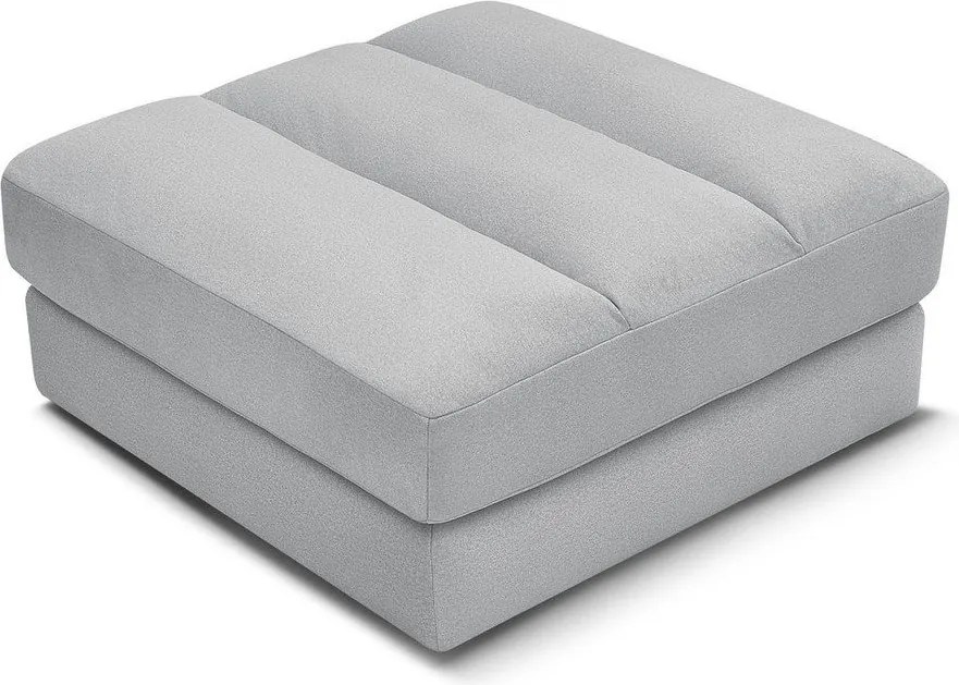 Svetlosivá zamatová podnožka Sierra – Bobochic Paris