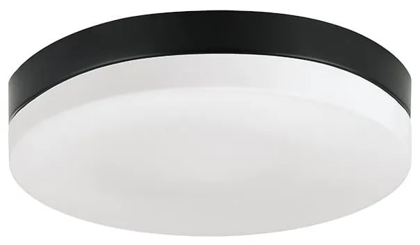 Prezent 67113 - Kúpeľňové stropné svietidlo PILLS 1xE27/60W/230V IP44 čierna