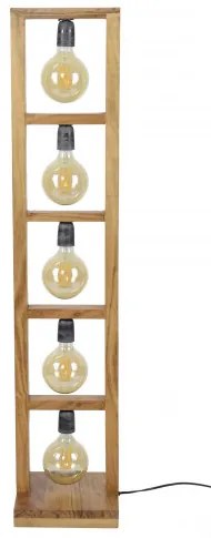 Stojaca lampa 82-55 Wooden Acacia frame - PRODUKT JE SKLADOM U NÁS - 1Ks - Komfort-nábytok