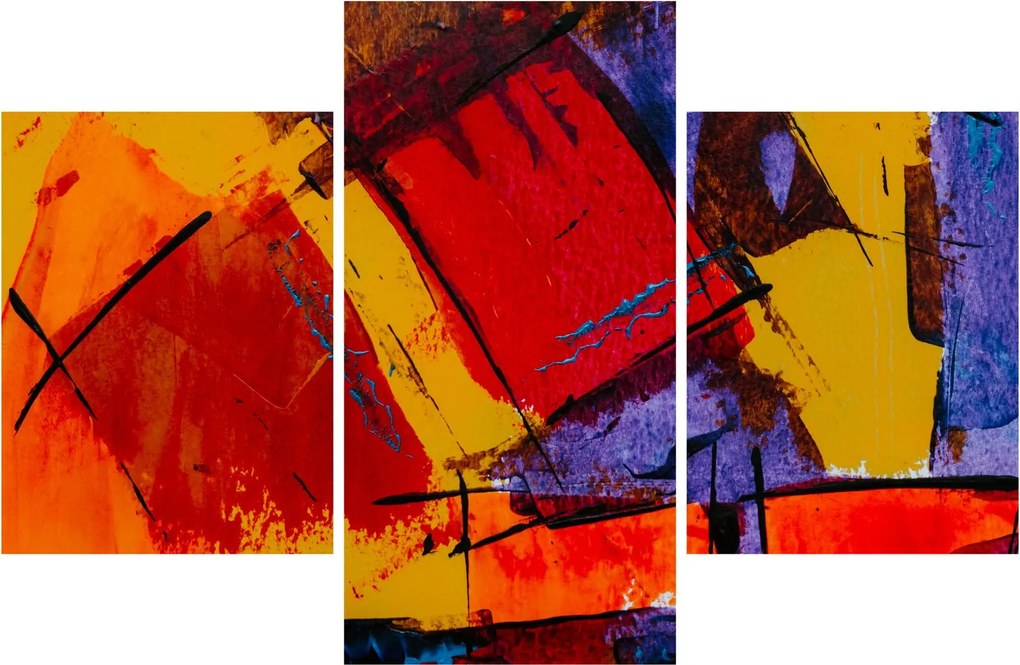Obraz abstrakcie (90x60 cm)