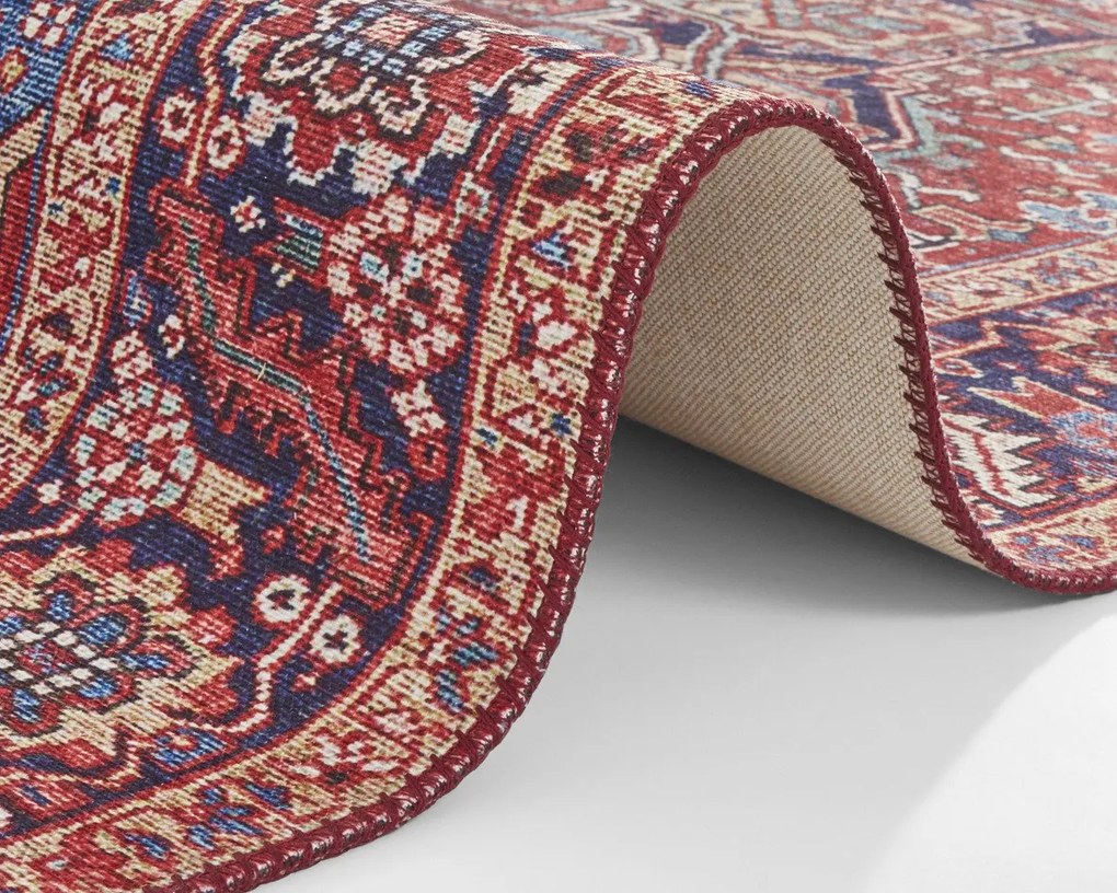 Hanse Home, Kusový koberec Asmar 104012 Orient / Red, 80x150, červená, obývacia izba