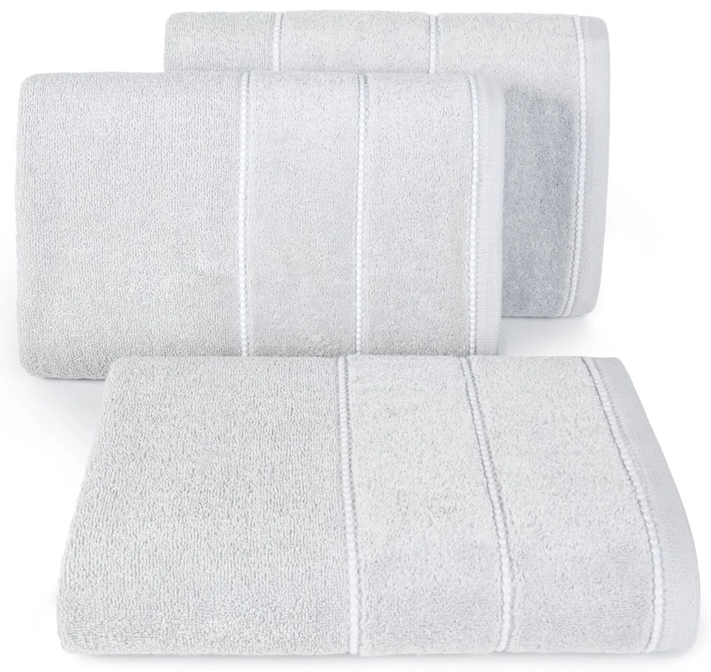 BAVLNENÝ UTERÁK MARI2 SADA 6KS 50X90 CM STRIEBORNÁ