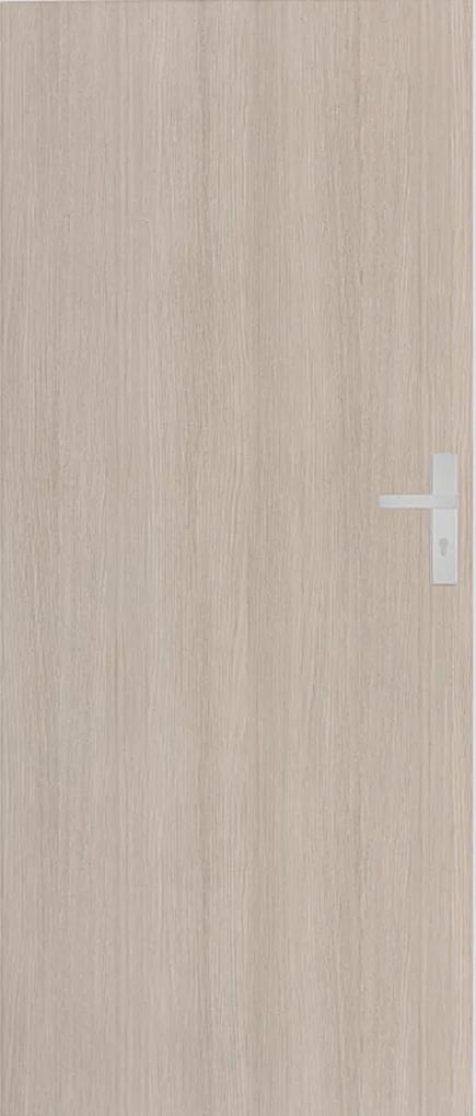 Protipožiarne interiérové ​​dvere Naturel Technické pravé 80 cm dub bielený DPODB80P