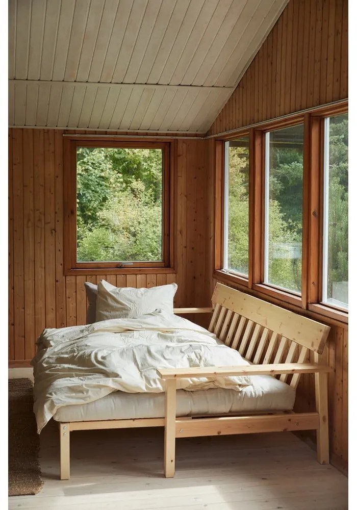 Ružová rozkladacia pohovka 218 cm Unwind - Karup Design