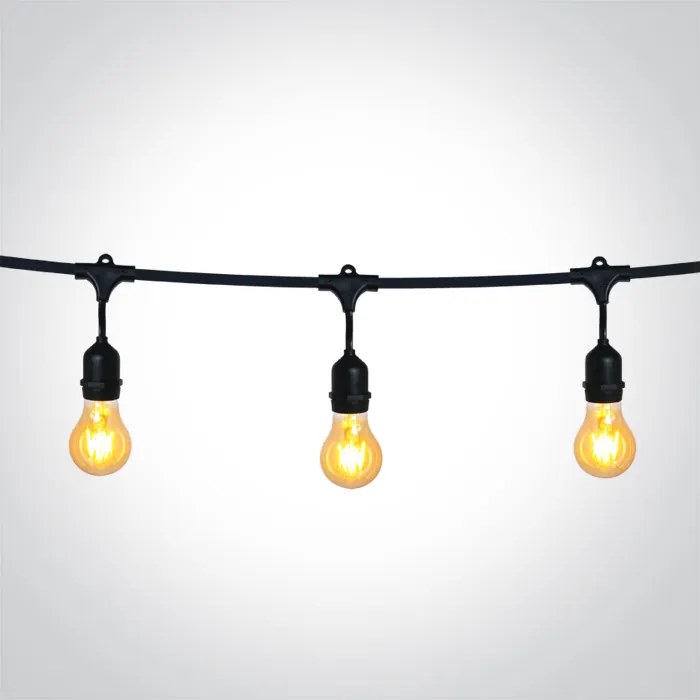 Sveteľná reťaz na terasu - Vonkajšie svietidlo ONE LIGHT ext svetelná reťaz 0994/B