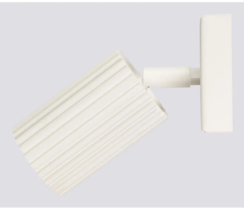 Krémovobiele bodové svietidlo 8x16 cm Gleam – Sollux