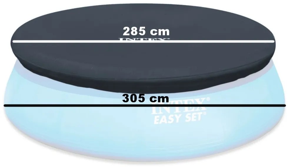 Krycia plachta na bazén z odolného vinylu - viac rozmerov Priemer: 366 cm