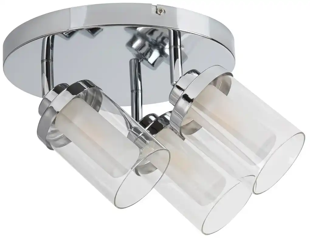 RABALUX Stropné kúpeľňové bodové svietidlo AVIVA, 3xG9, 28W, chrómované |  BIANO