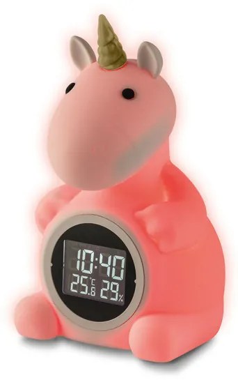 AURIOL® Budík s ukazovateľom ovzdušia miestnosti (jednorožec) (100354175)