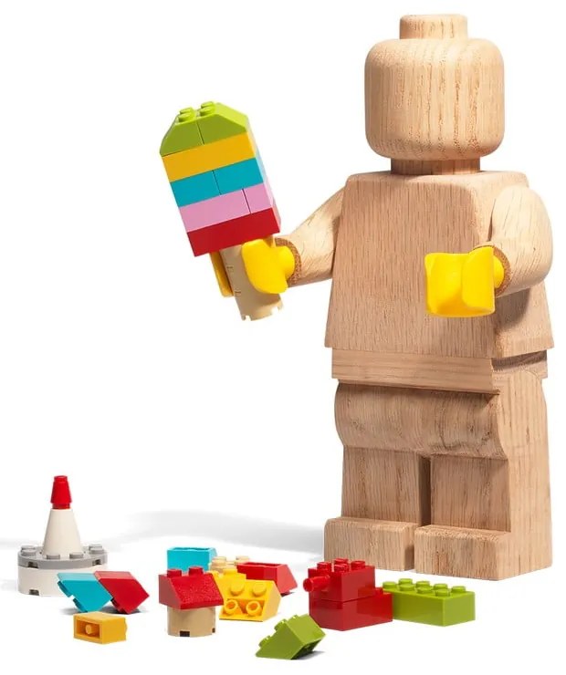 Detská figúrka z dubového dreva LEGO® Wood