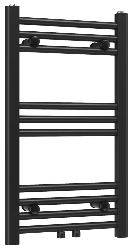 Gamma Erga Simple, vykurovacie teleso 700x300 mm, 193 W, čierna, ERG-LAV-SIMP-7030-BK