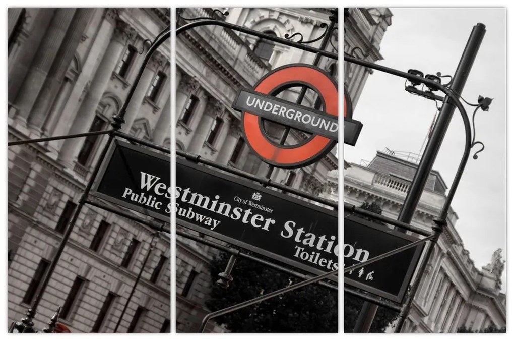 Stanica londýnskeho metra - obraz