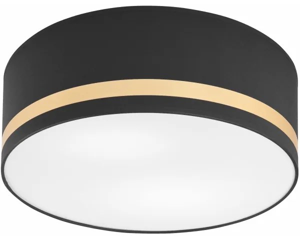 Stropné svietidlo SIRJA STRIPE 2xE27/15W/230V pr. 35 cm čierna