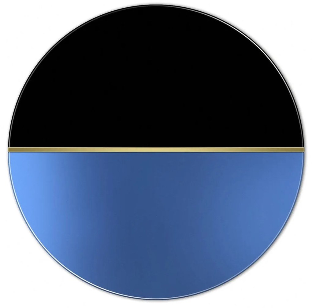 Zrkadlo Demi Blue Rozmer: Ø 100 cm