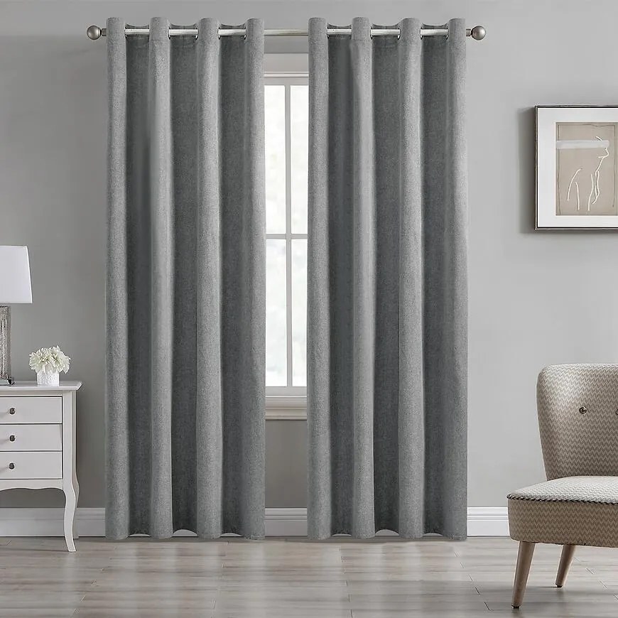 Záves na priechodkách BLT 312/3/4 BLACKOUT 140x250 tmavosivý