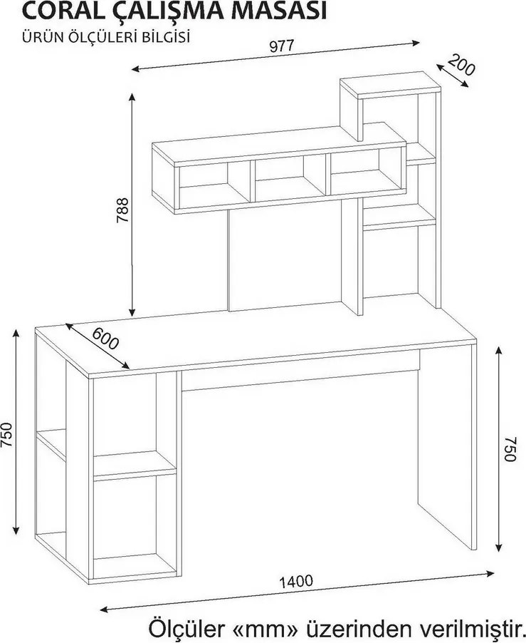 Pracovný stôl Coral White and Cardoba