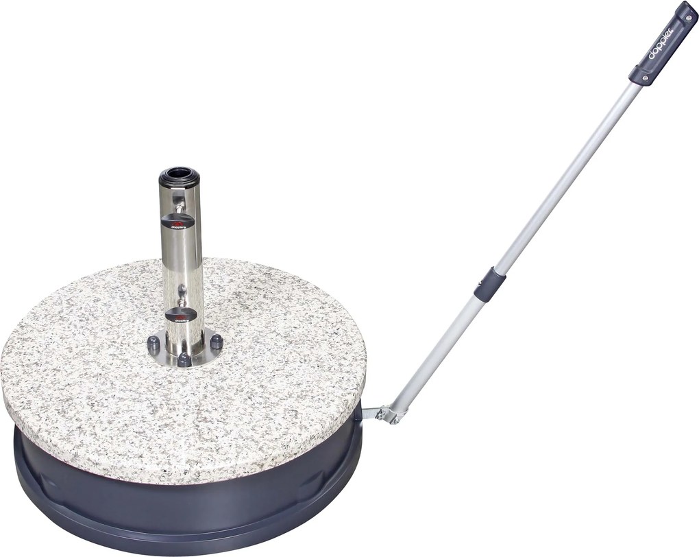 Doppler Expert 45kg EASY MOVE - pojazdný žulový stojan na slnečník