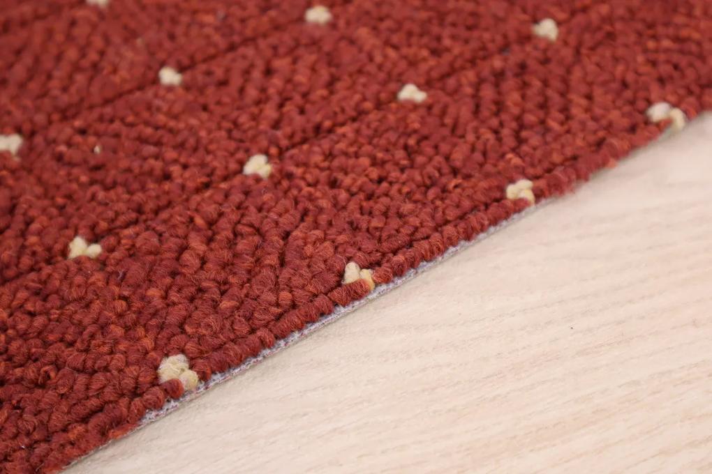 Condor Carpets AKCIA: 180x180 cm Metrážny koberec Udinese terra - neúčtujeme odrezky z role! - S obšitím cm
