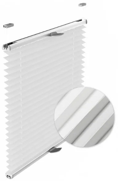 Gario Roleta Plisé Blackout Biela Šírka: 32 cm