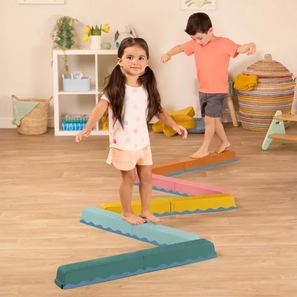B-Toys - Prekážková dráha BALANCE &amp; HOP 10 ks