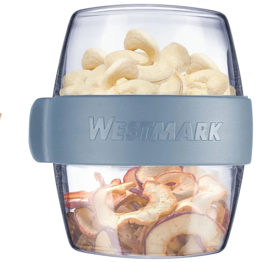Westmark Dvojdielna dóza na desiatu MINI, 400 ml, modrá