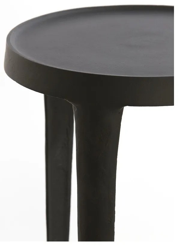 Kovové okrúhle odkladacie stolíky v súprave 2 ks ø 35 cm Tobias – Light & Living