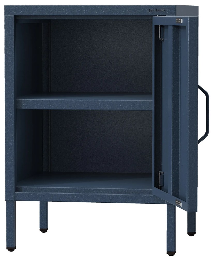 Nočný stolík MIA, 424 x 595 x 400 mm, Modern: tmavomodrá farba