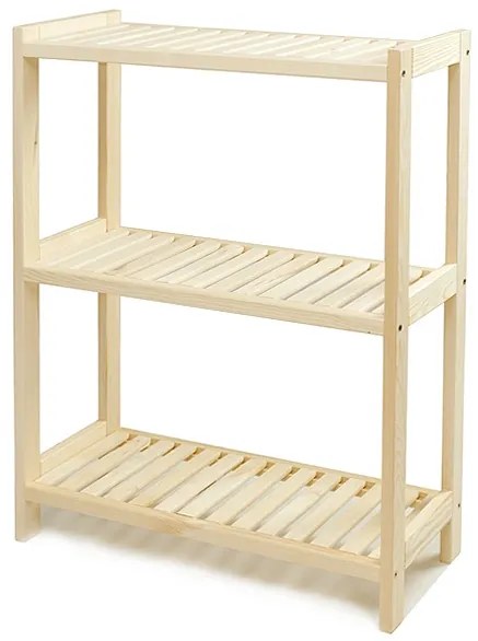 Regál drevený borovicový PN 3 - 93x80x38 cm