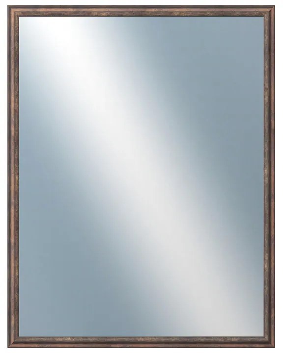 DANTIK - Zrkadlo v rámu, rozmer s rámom 70x90 cm z lišty TRITON meď antik (2141)