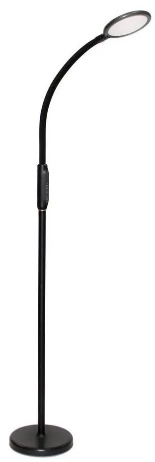 LED Stmievateľná lampa 3v1 LED/12W/230V čierna CRI 90 + diaľkové ovládanie