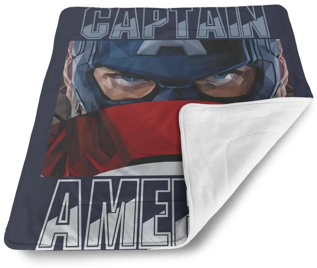 Sablio Deka pre bábätko Kapitán Amerika pohľad cez štít - 80x100 cm