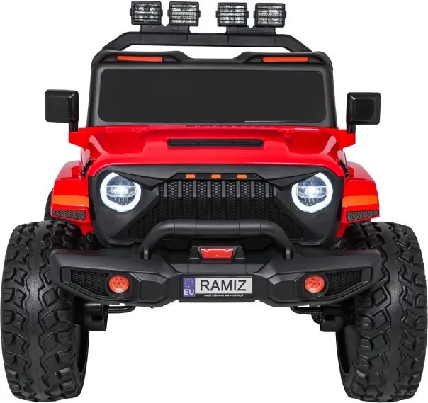 Elektrické autíčko Extreme Sport 4x4 červené