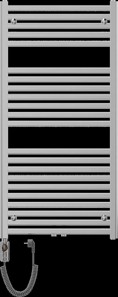Mexen Hades, elektrické vykurovacie teleso 1200 x 600 mm, 600 W, chrómová, W104-1200-600-2600-01