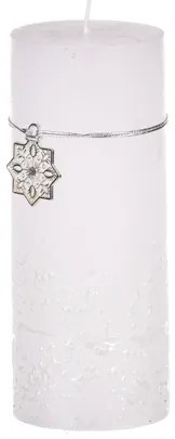 Sviečka 15cm biela