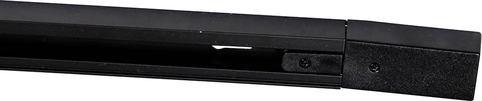 Moderný koľajnicový systém s 5 bodovými svetlami čierny s tmavým bronzom 1-fázový - Iconic Kohua