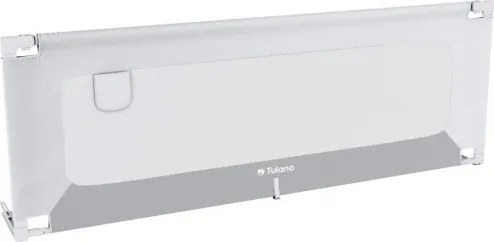 Bezpečnostná zábrana na posteľ Cover 40 biela / sivá 200 cm