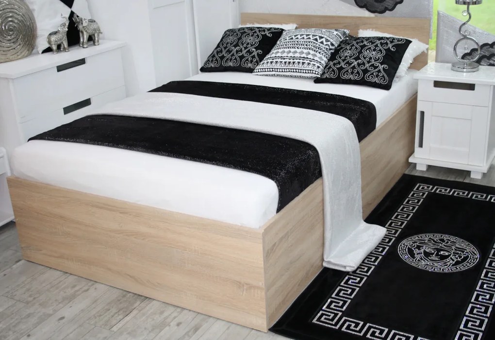 Posteľ EBONY + matrac + rošt ZADARMO, 120x200, trufla