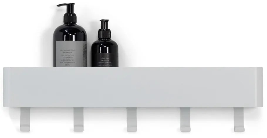 Biela nástenná oceľová kúpeľňová polička Multi – Spinder Design