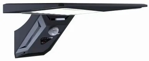 Immax 08482L-LED Solárne nástenné svietidlo so senzorom LED/2,6W/5,5V IP65 čierna